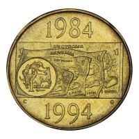 Австралия 1 доллар 1994 10 лет выпуску монет 1 доллар