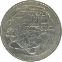 Австралия 20 центов 1982